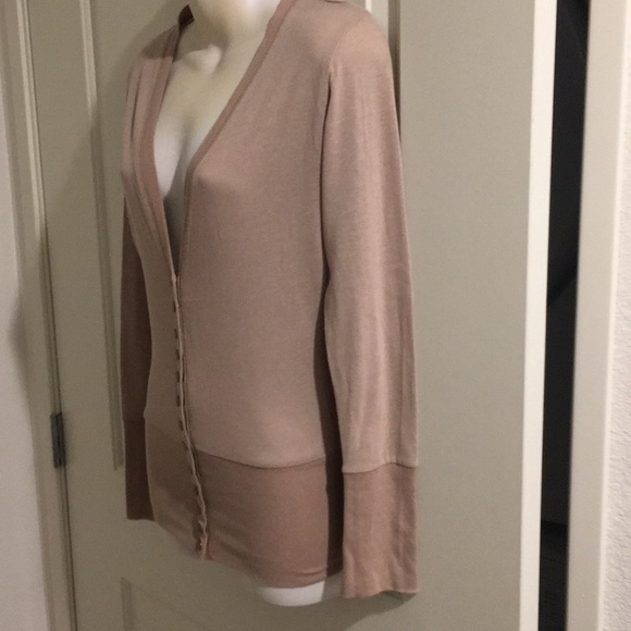 Lightweight Tan Cardigan - Picture 5 of 5